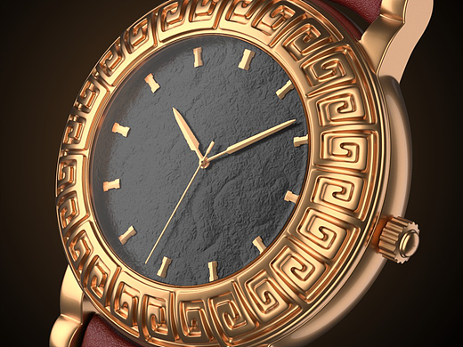 C4D-李翔老师小场景临摹-国风手表