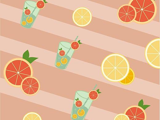 水果饮料，睡前来一杯~