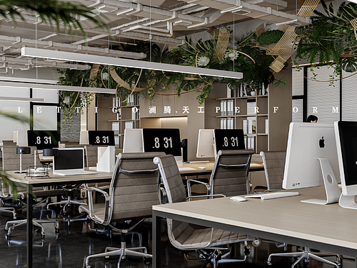 办公区特写|cr渲染