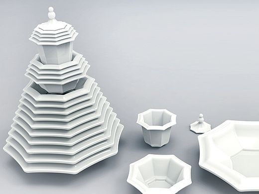 黔韵-系列餐具（步道自主产品设计）