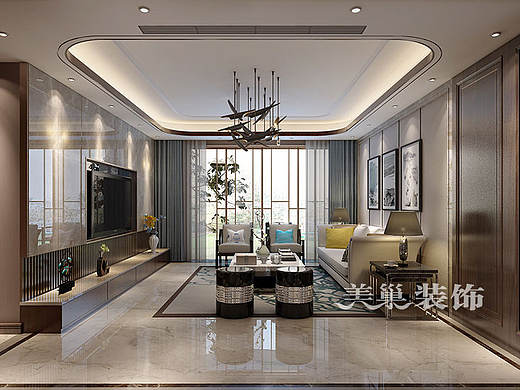 新乡伟业中央公园180平三室两厅装修设计方案（个人主页-ZMjMzMjkyODA=） - 家装设计 - 站酷设计师装修课堂原创素材 - 站酷ZCOOL