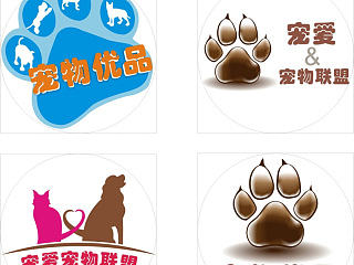 宠物logo设计CDR（个人主页-ZNjg5MjMzMg==） - 品牌 - 站酷设计师HaiF原创素材 - 站酷ZCOOL