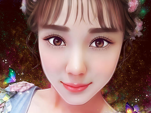 小凡凡转手绘之暗背景唯美