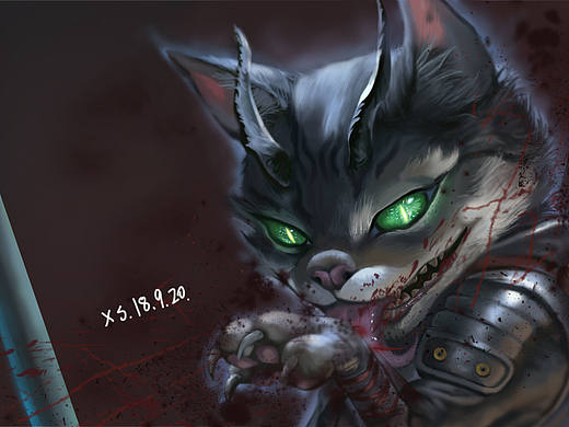 喵～（个人主页-ZMzAzNTExMjA=） - 游戏原画 - 站酷设计师谢珊在这里呀原创素材 - 站酷ZCOOL