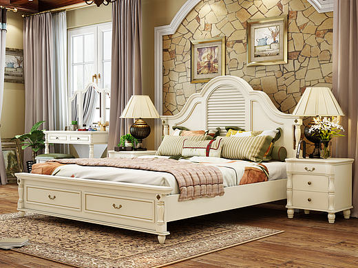 美式家具3D效果图