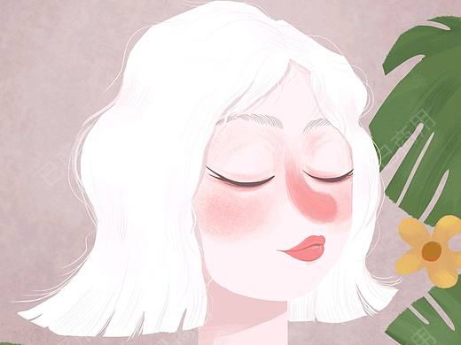 继续摸两张女孩子们（个人主页-ZMzQ3Mzc2NDA=） - 商业插画 - 站酷设计师王weiwei王原创素材 - 站酷ZCOOL