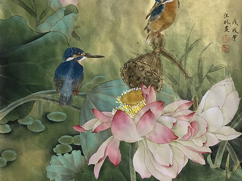 汪林工笔画
