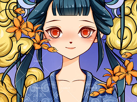 插画，人物，可爱，春暖花开（个人主页-ZNjAxNjQyMTI=） - 商业插画 - 站酷设计师小鲤鸭原创素材 - 站酷ZCOOL