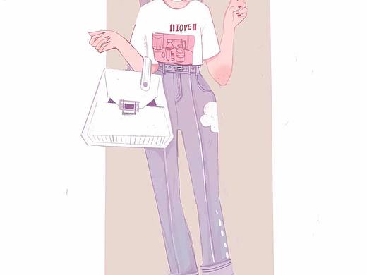 少女风插画练习