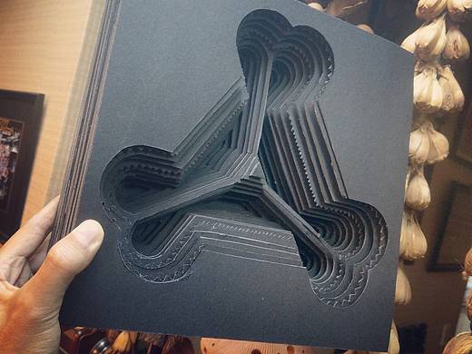 Aga design logo 紙雕