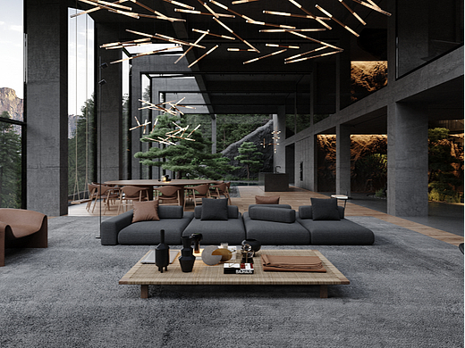 极简高级黑，这样的家真心帅酷！