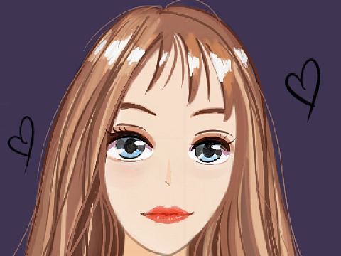 给我闺蜜画头像