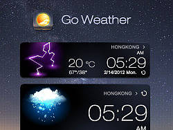go weather[天气插件奖]