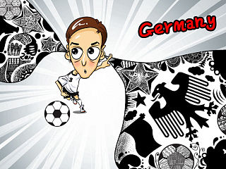 德国助威手绘图（个人主页-ZNDEyODM4MA==） - 商业插画 - 站酷设计师fullway2012原创素材 - 站酷ZCOOL