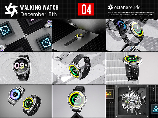 NO.4行走的手表【A walking watch】