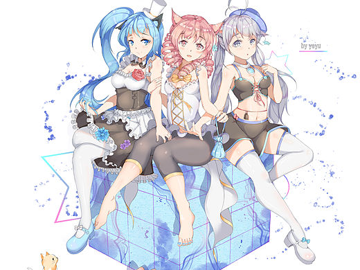 废萌美少女（个人主页-ZNDMzNDYyNTI=） - 游戏原画 - 站酷设计师夜雨FGH原创素材 - 站酷ZCOOL