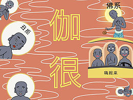 “伽伽很忙”敦煌风系列表情包