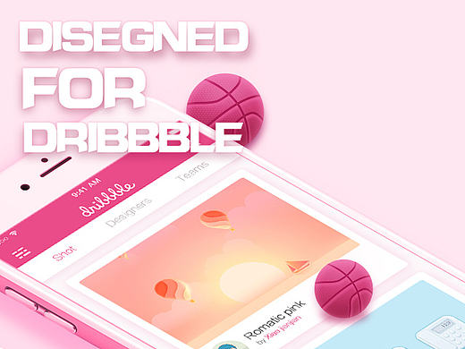 Designed for dribbble — APP 设计