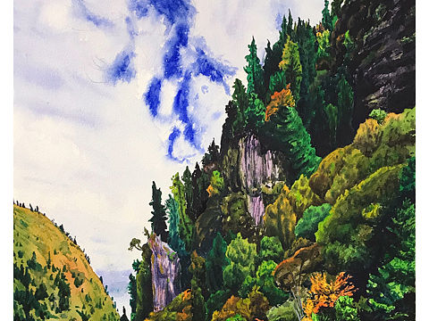 水彩画（个人主页-ZNDg5NDMzODA=） - 绘画 - 站酷设计师QJ丘吉原创素材 - 站酷ZCOOL