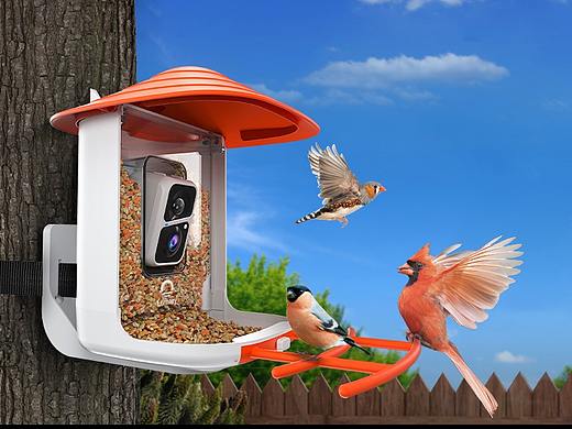 智能喂鸟器亚马逊主图A+分享