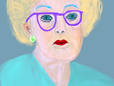 老妇人（个人主页-ZMzYyOTQ3MDA=） - 商业插画 - 站酷设计师许谦白原创素材 - 站酷ZCOOL