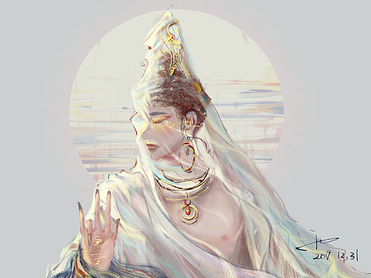 敦煌小插画