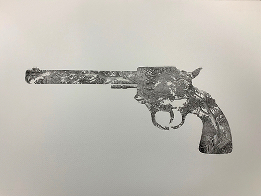 枪|纯艺术|绘画|赵磊艺术家_原创作品-站酷zcool