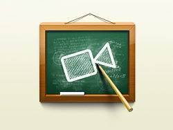 一枚视频教程图标