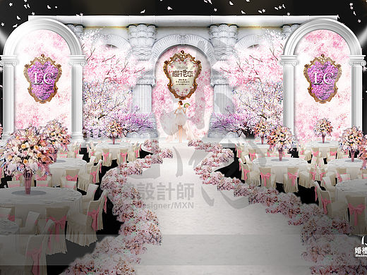 樱花恋主题婚礼----PSD设计