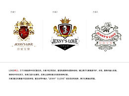 咖啡花店logo案例