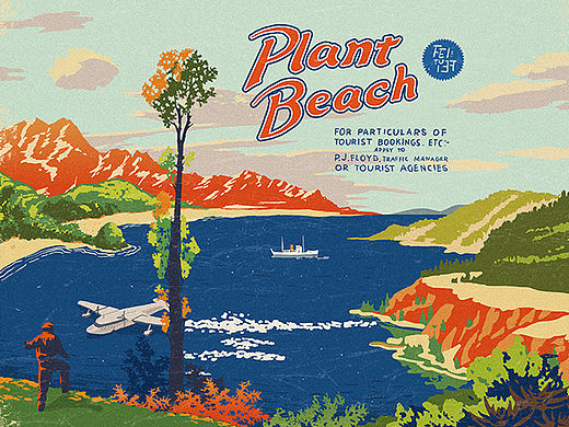 VINTAGE HOLIDAY POSTERS