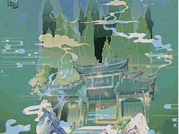 七曲山素材