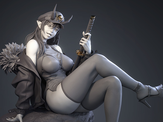 调皮的少女建模，你爱了么？