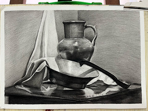 素描静物练习