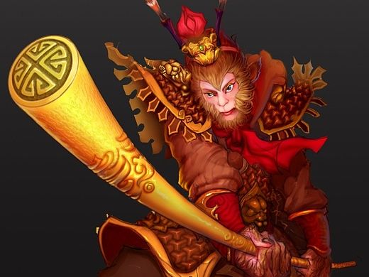 手游项目《西游记OL》孙悟空人设修改优化