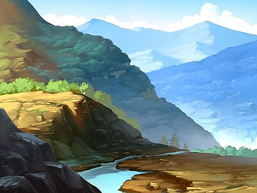 个人动画场景风格展