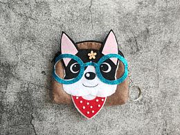 夏雪冬花Diy 手作不织布收纳包