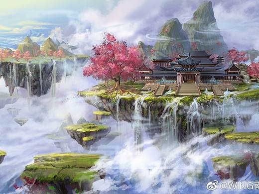 场景原画——古风写实