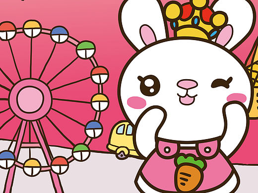 为儿童用品绘制的卡通插画(二)