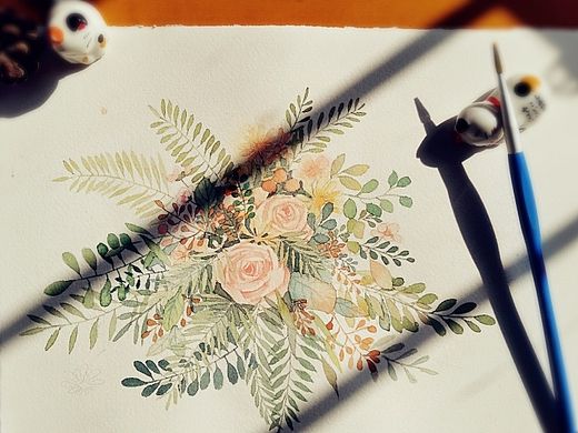 森林系小花（附过程图）