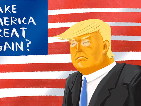 特朗普（个人主页-ZNDkxODAxODg=） - 艺术插画 - 站酷设计师egchain原创素材 - 站酷ZCOOL