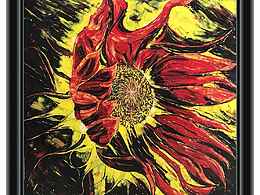 【淬涅】  原创油画。1.5/1.5米