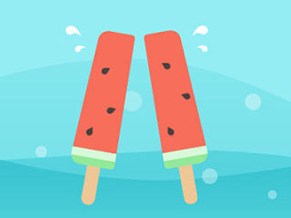 太热了,来跟雪糕吧!