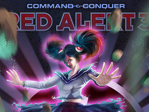 红警3欧米茄百合子同人插画-商业插画34364376年前母亲节主题插画插画