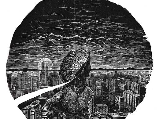 插画/原画/凸版/版画/木口木刻/黑白木刻