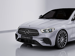 C4D渲染奔馳E 沒有哪個(gè)男人能抗拒一臺(tái)車吧 