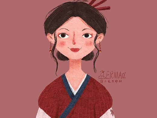 《武林外傳》—頭像（個人主頁-ZNTA1NTg2NDA=） - 兒童插畫 - 站酷設計師二毛大帥比原創(chuàng)素材 - 站酷ZCOOL