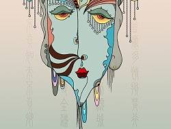 《佛门情深》（个人主页-ZNzAyMzQw） - 商业插画 - 站酷设计师墨影疏原创素材 - 站酷ZCOOL