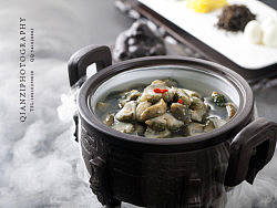 墨文美食摄影～（冲浪活海参）