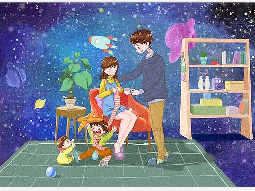 这张真的是一张椅子引发的联想与想像画成的家居图呢（个人主页-ZMzc5MzI4NTI=） - 商业插画 - 站酷设计师葵绽原创素材 - 站酷ZCOOL